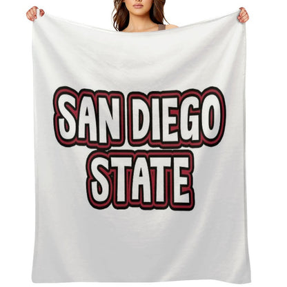 San Diego State Throw Blanket