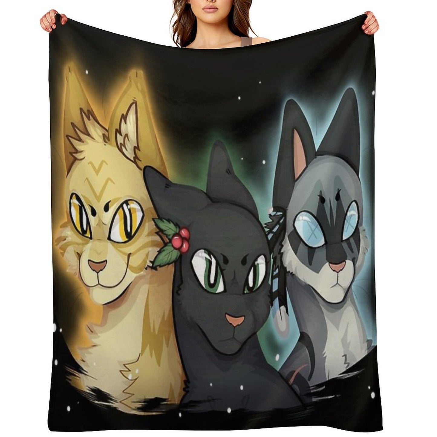 Power of Three Throw Blanket