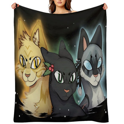 Power of Three Throw Blanket