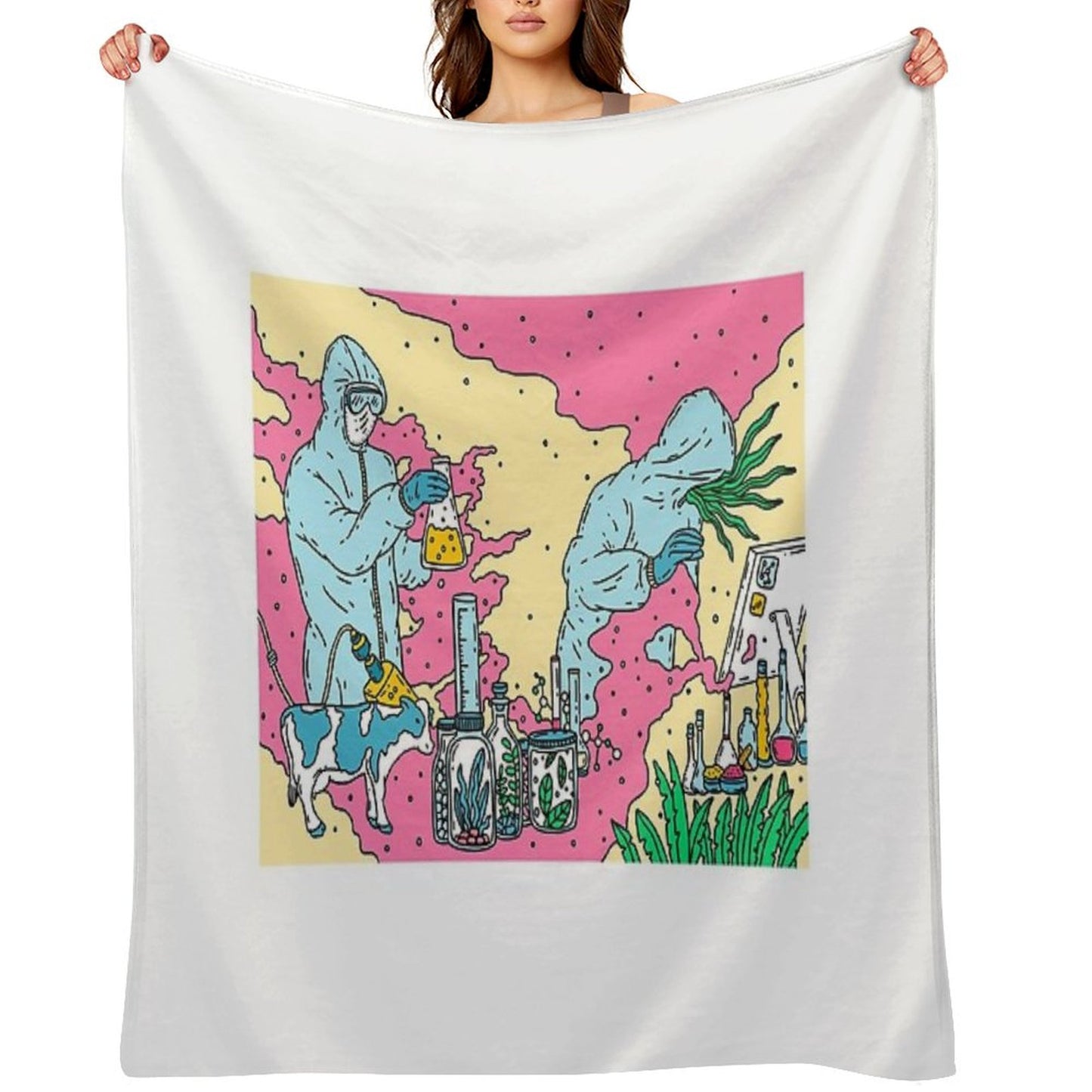 Bioengineering Throw Blanket