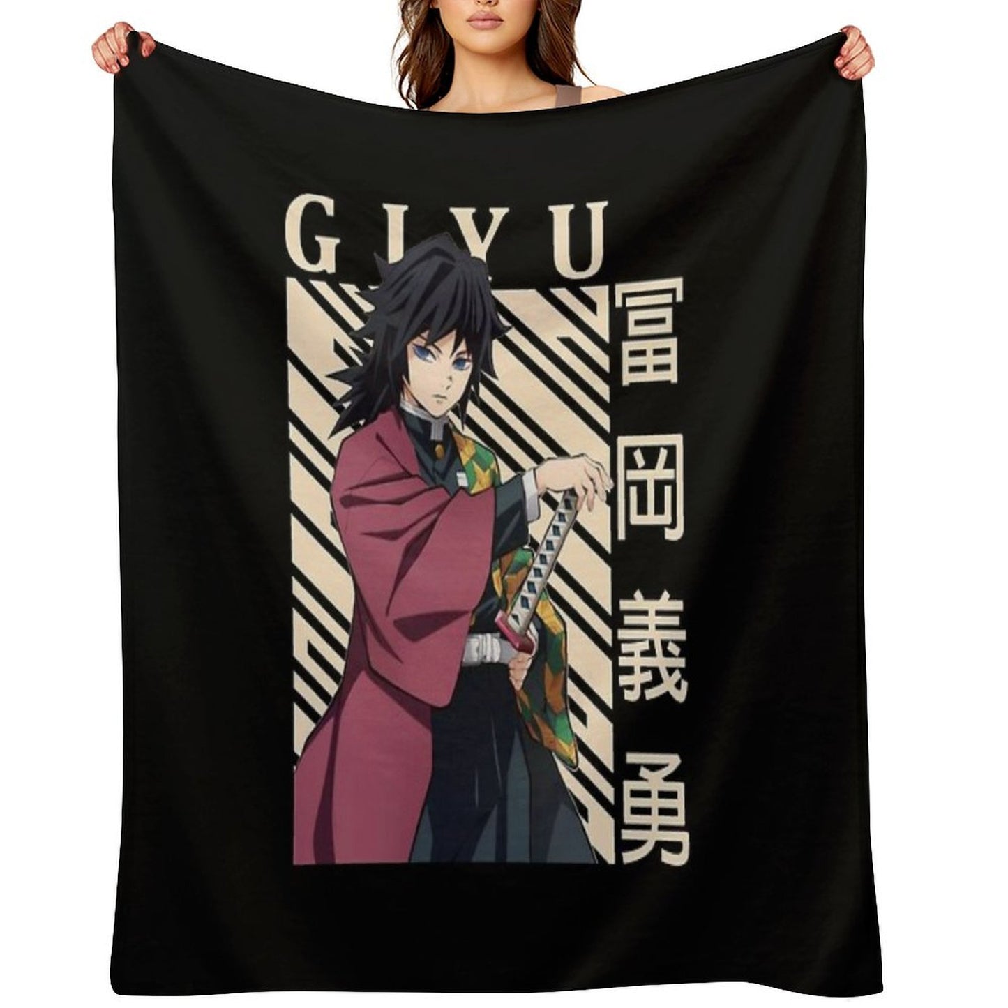 Demon Slayer - Giyu Tomioka Throw Blanket