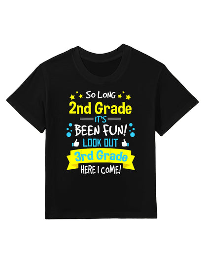 So Long 2nd Grade Here I Come 3rd Grader Graduation Gifts Kids T-Shirt