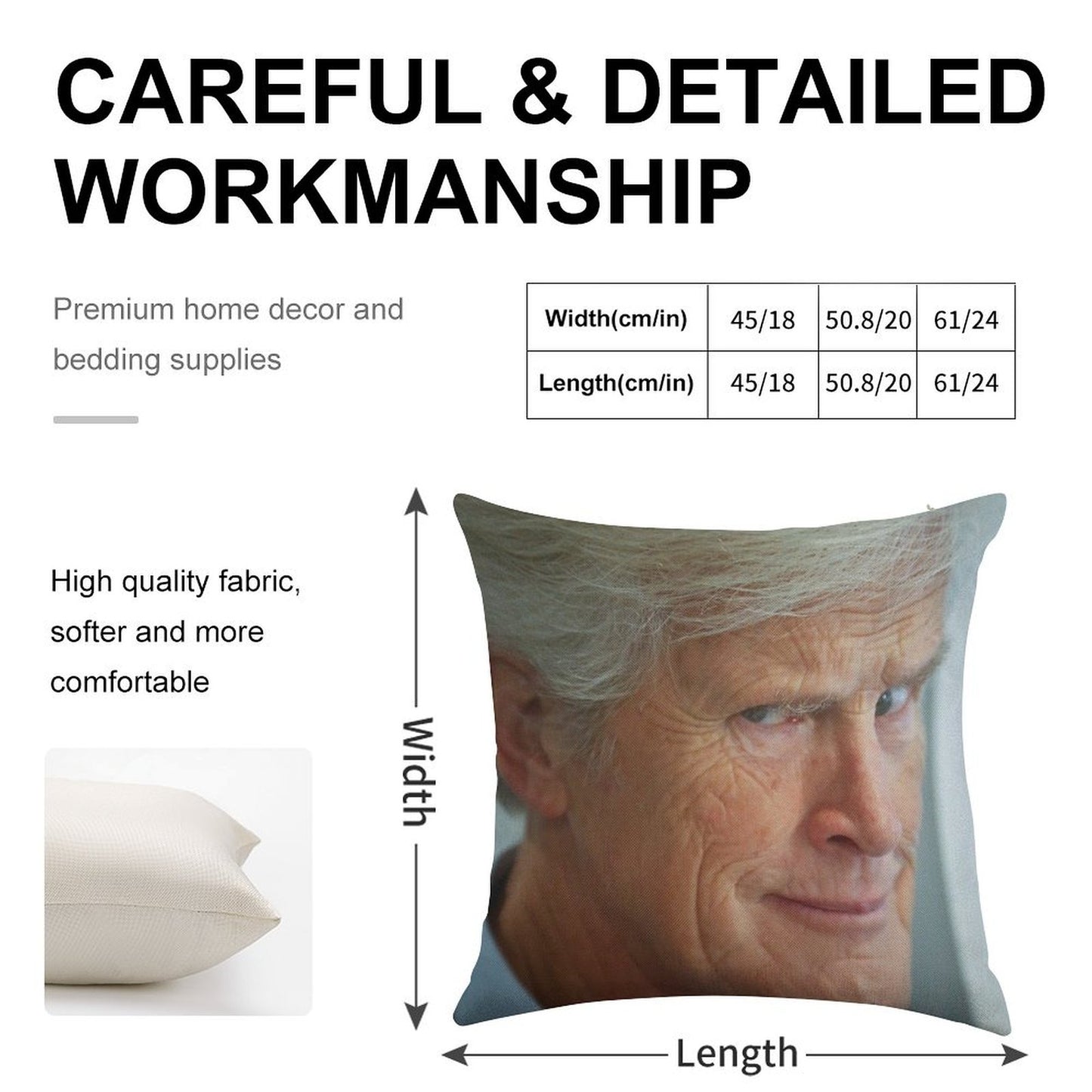 Dateline Keith Morrison - Really Linen Throw Pillow Cover