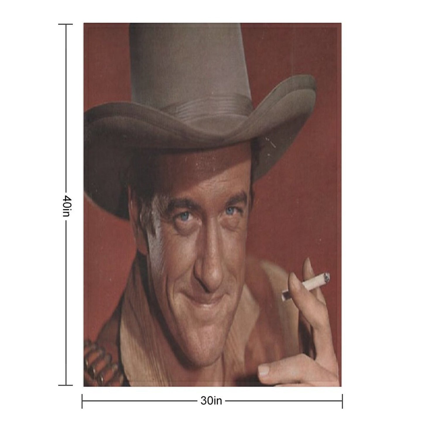 Gunsmoke Throw Blanket