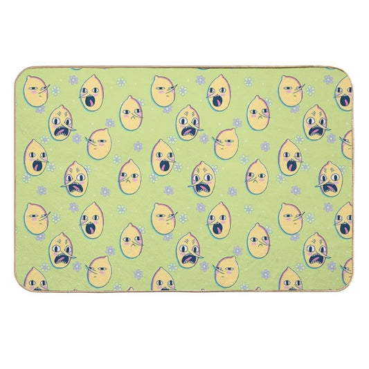 Earl of Lemongrab (Adventure Time)  Multi-Purpose Bath Mat