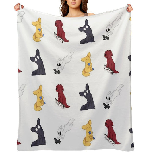 Rain World Slugcats Throw Blanket