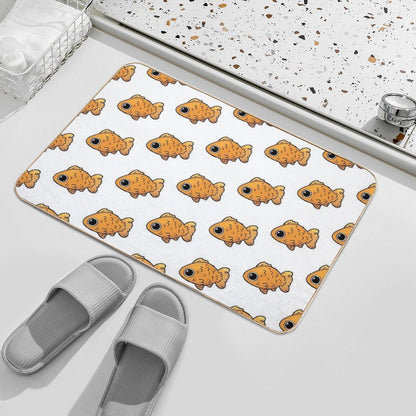 Cute Goldfish Cartoon Pet Bath Mat