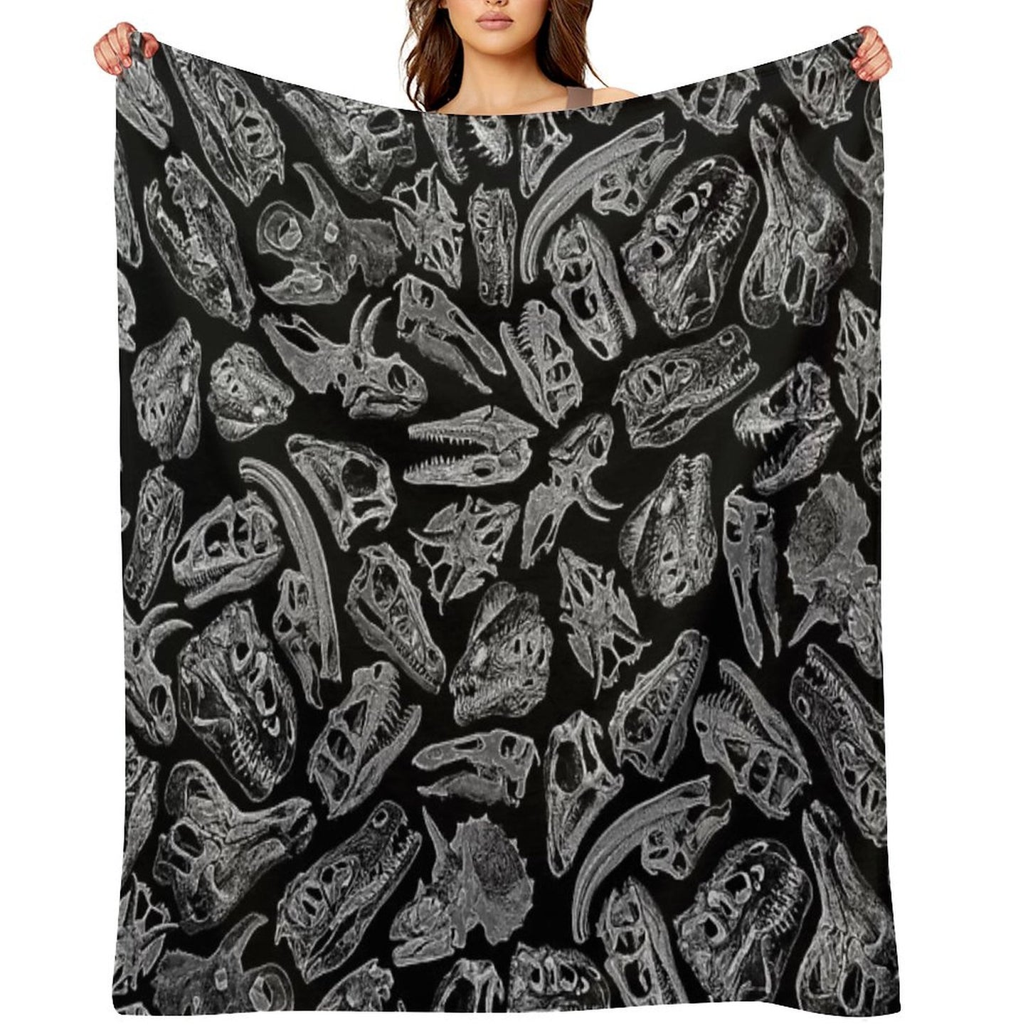 Paleontology Dream II Throw Blanket