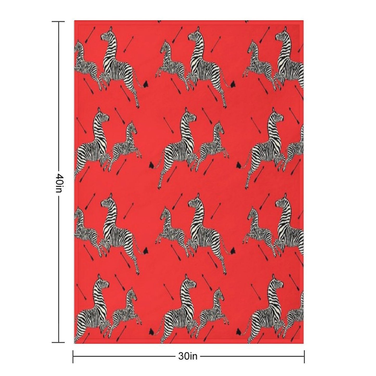 The Tenenbaums Zebra! Throw Blanket