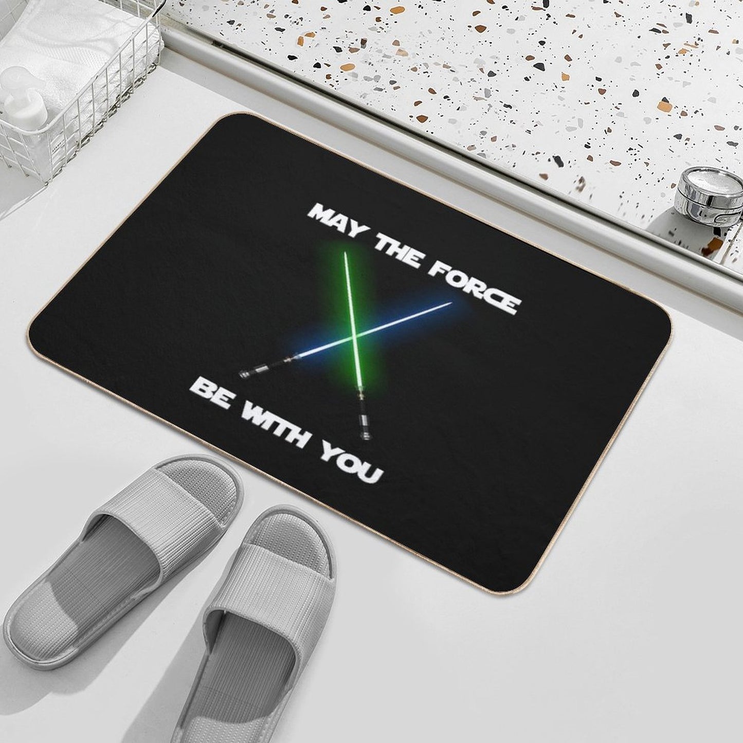May The Force Be with You Bath Mat