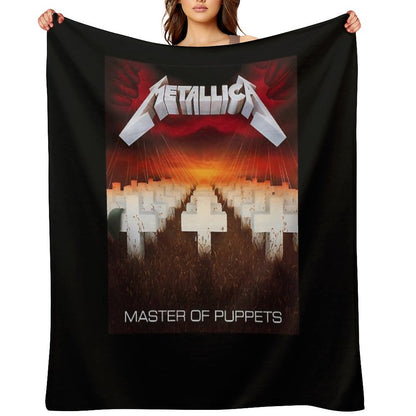 Master Of Puppets (Hq) Classic Throw Blanket