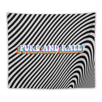 Puke And Rally Tapestry Tapestry
