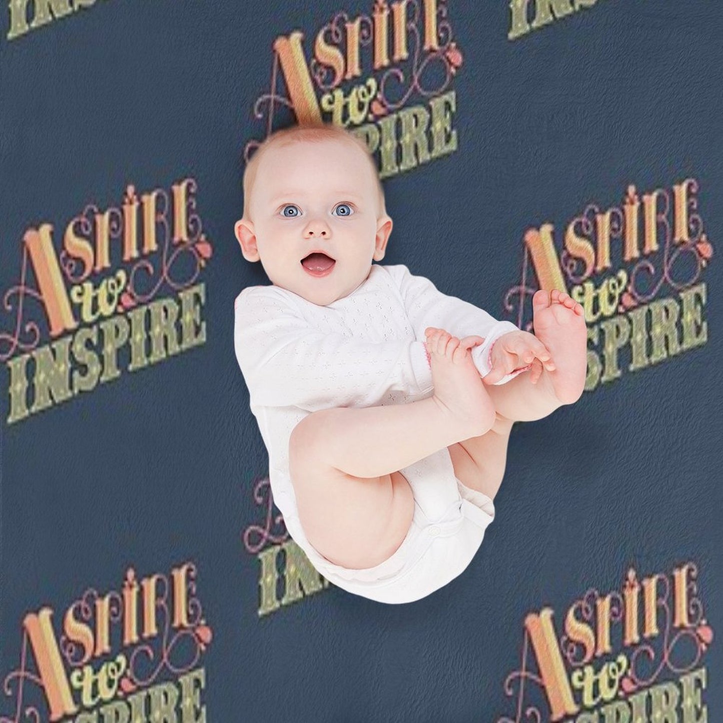 Aspire to Inspire Throw Blanket