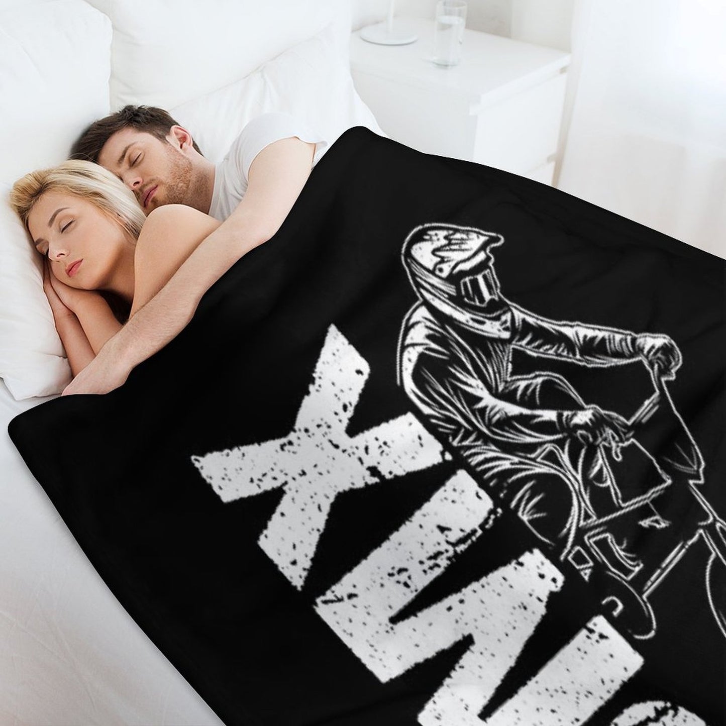 BMX Bike Hobby Sport BMX Gift Idea Throw Blanket