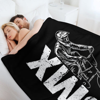 BMX Bike Hobby Sport BMX Gift Idea Throw Blanket