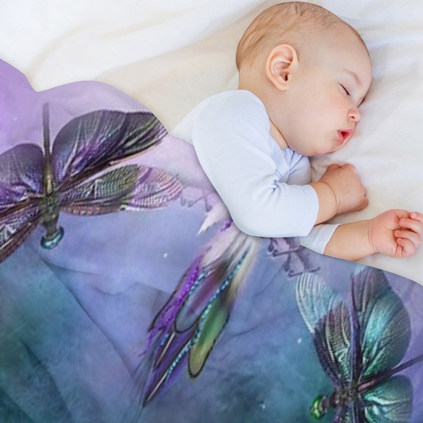 Dream Catcher - Spirit Of The Dragonfly Throw Blanket