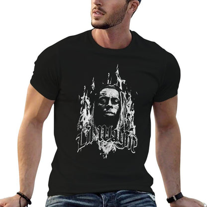 Official Lil Wayne Flames  Graphic-printed T-Shirt