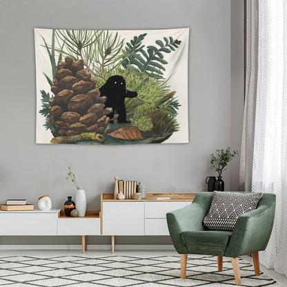 Tiny Sasquatch Tapestry