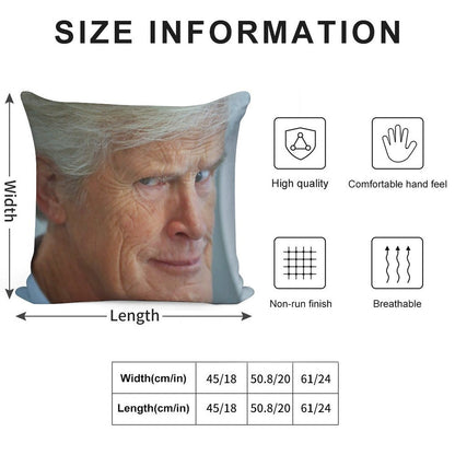 Dateline Keith Morrison - Really Soft Style Accent Throw Pillow