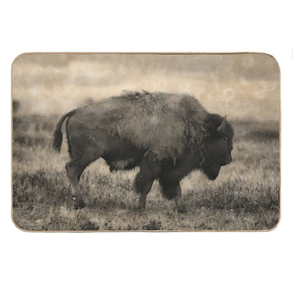 Plains Bison - American Buffalo Bath Mat