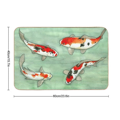 La Ronde Des Carpes Koi Bath Mat