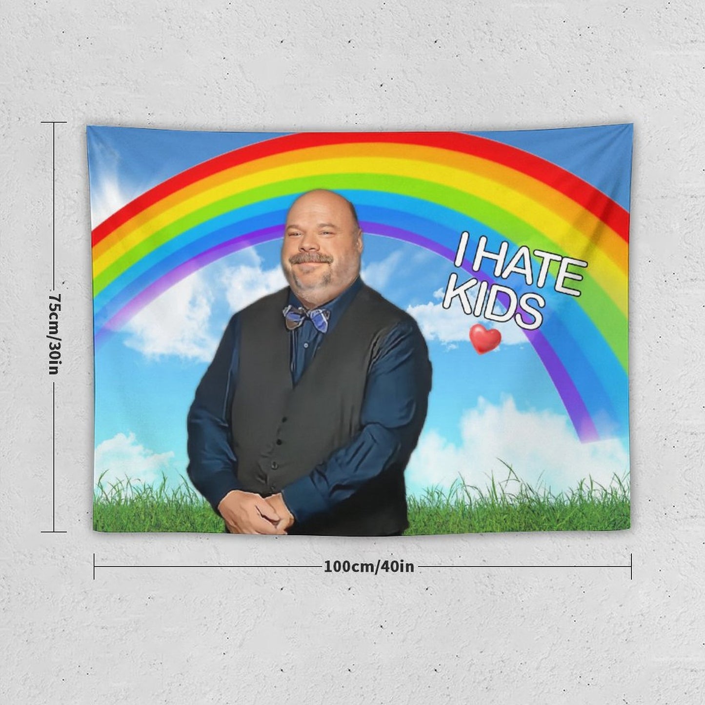Bertram I Hate Kids Tapestry