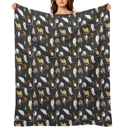 Rats Throw Blanket