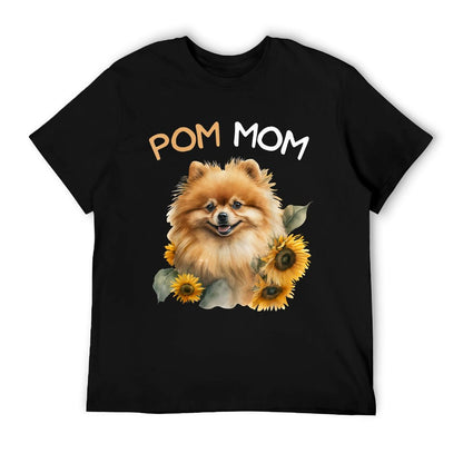 Pomeranian Mom Pom Dog Mama T-Shirt