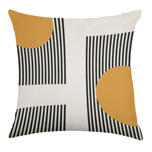 Bauhaus #16 Linen Throw Pillow Cover