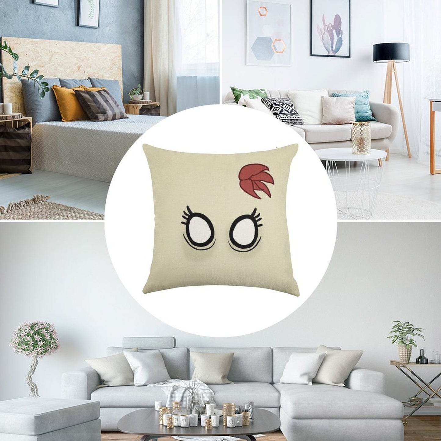 Don't Starve - Abigail Linen Throw Pillow Cover
