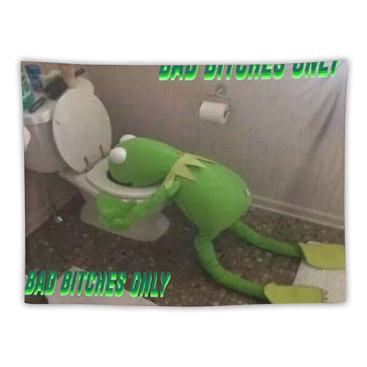 Bad B Kermit Tapestry