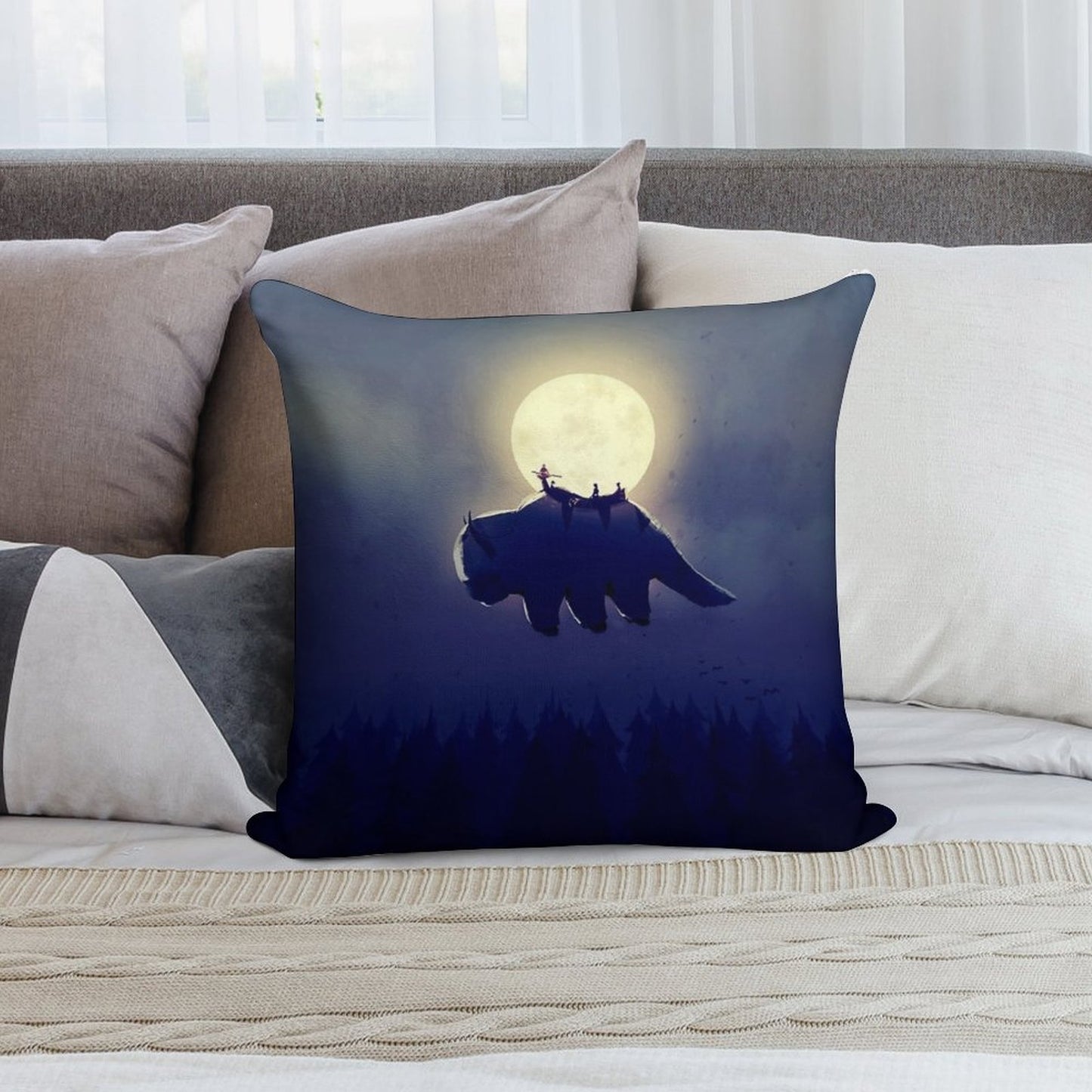 The End of All Things - Night Version Soft Home Decor Throw Pillow