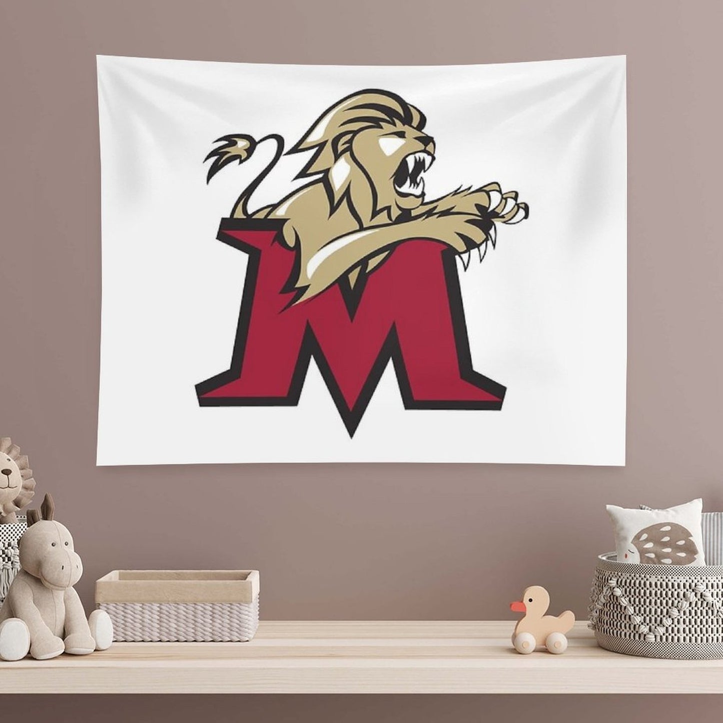Molloy College Lions Tapestry
