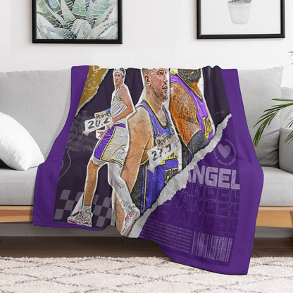 Los Angeles Basketball Squad Design 1 Throw Blanket