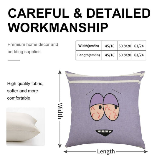 South Park - Towelie High Linen Throw Pillow Cover