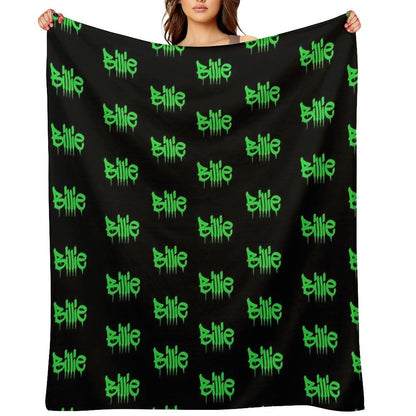 Billie Black&green Throw Blankets Throw Blanket