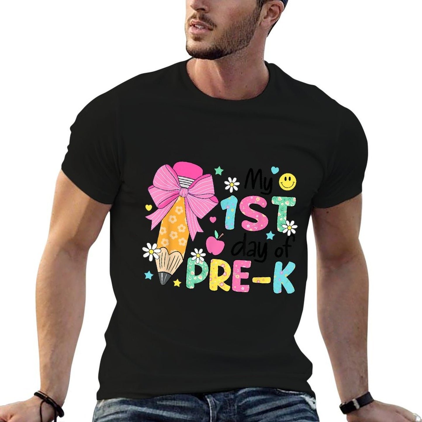 My 1st Day of Pre-K PreK Pre K 2025 Back to School Girls Comfortable T-Shirt
