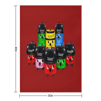 Henry Hoover And Friends Throw Blanket