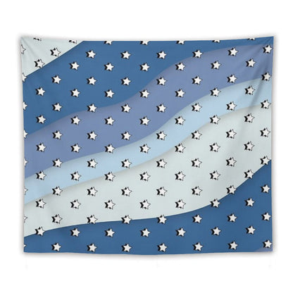 Blue Waves VSCO Stars Tapestry