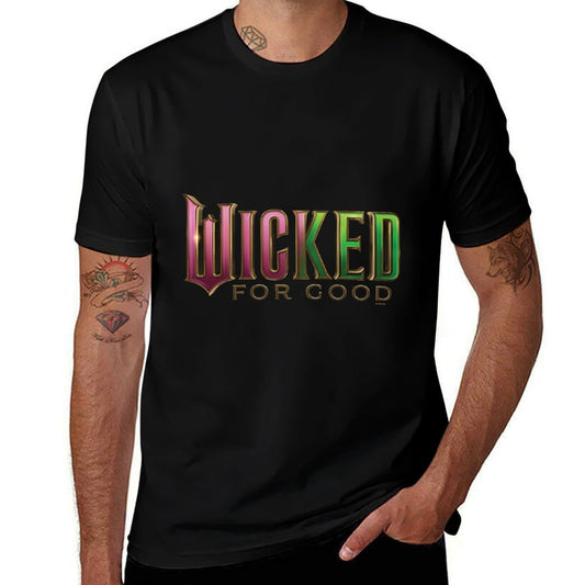 Wicked For Good Pink To Green Logo  Classic T-Shirt