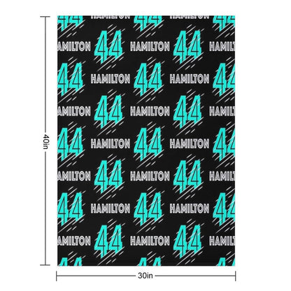 F1 Lewis Hamilton Throw Blanket