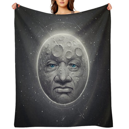 The Moon Throw Blanket