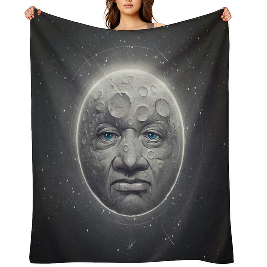 The Moon Throw Blanket