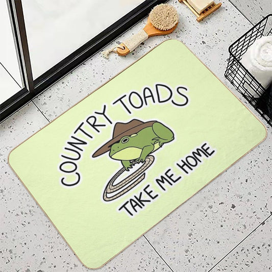 Country Toads Bath Mat
