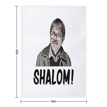 Shalom Jackie Parody Throw Blanket