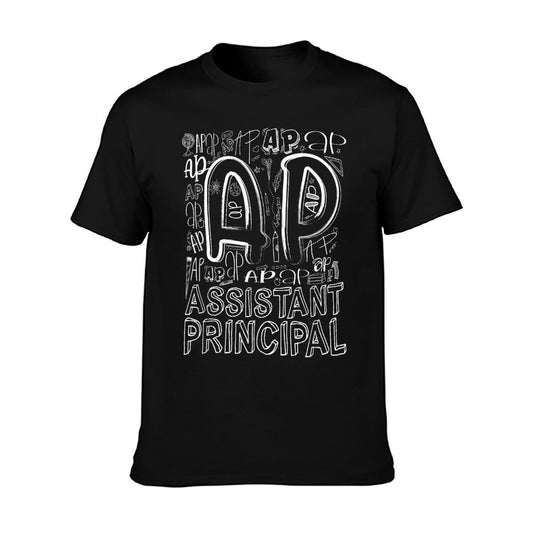 Assistant Principal Teacher Appreciation Week Cute  Last Day Of School - Black, Unisex-Adults, Small,, T-Shirt