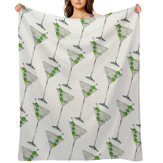 Dirty Martini Throw Blanket