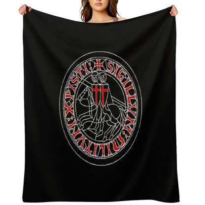 Knights Templar Throw Blanket