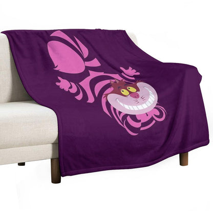 De-Su Art - Cheshire The Cat Throw Blanket