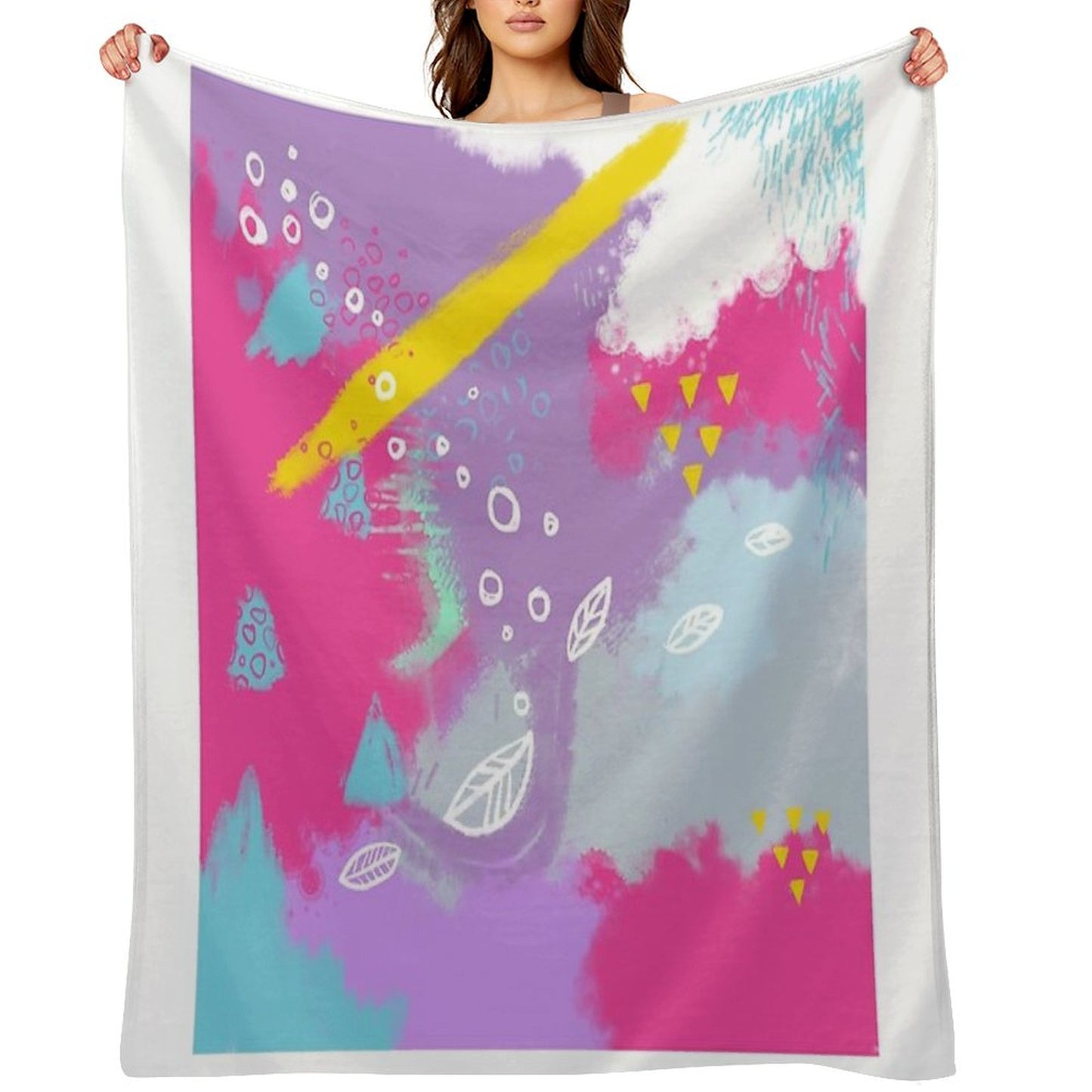 Be Bright New Design by What-Katy-Loved Throw Blanket